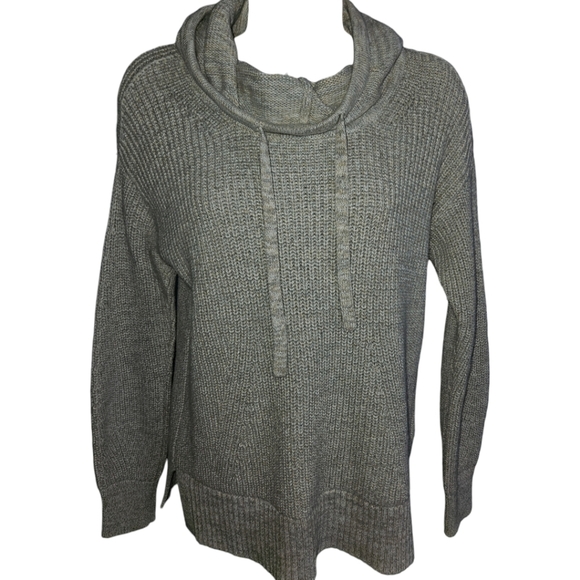 NWOT GAP Cowl Neck Long Sleeve Hooded Pullover Sweater - Picture 1 of 3